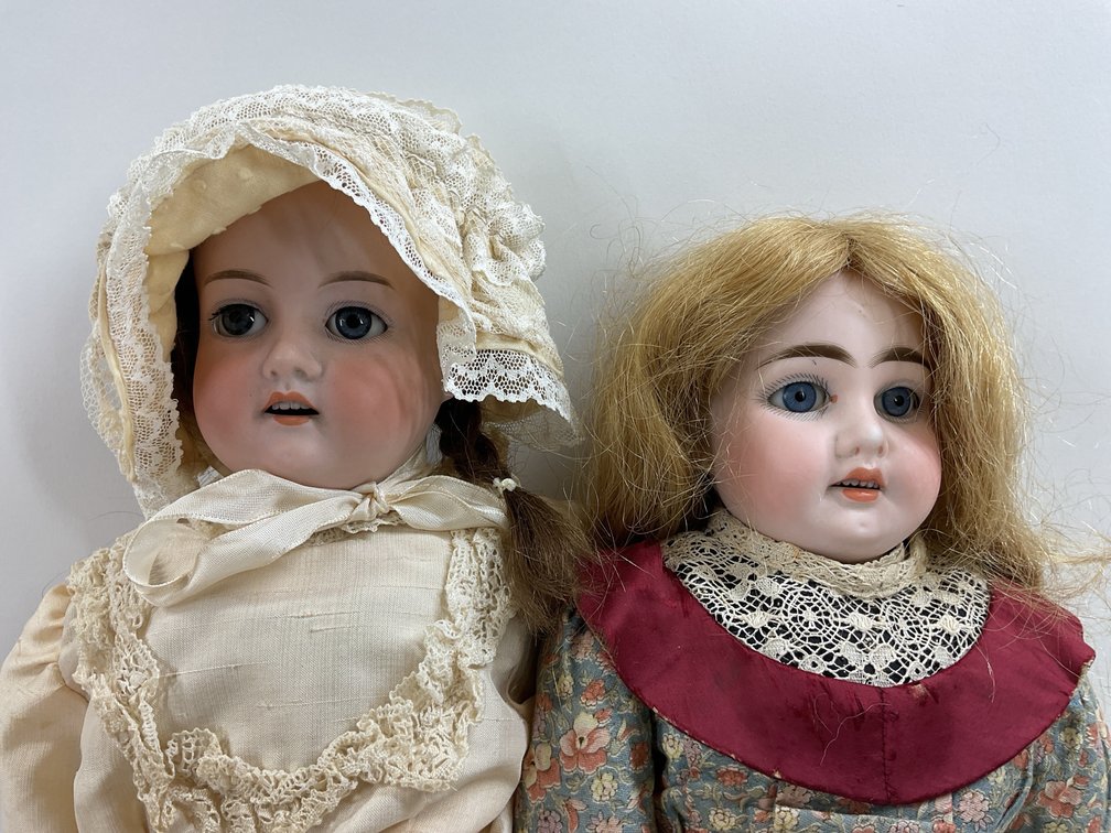 Image for ANTIQUE BISQUE DOLLS.