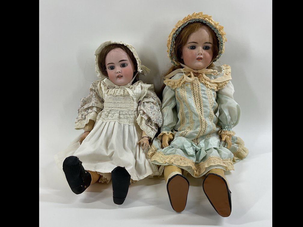 Image for ANTIQUE BISQUE DOLLS.