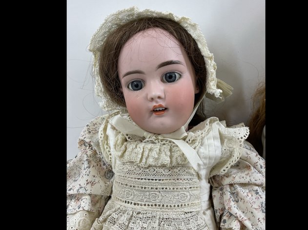 Image for ANTIQUE BISQUE DOLLS.