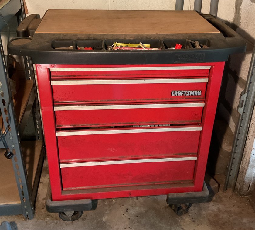 Craftsman Tool Chest Cart With Tools