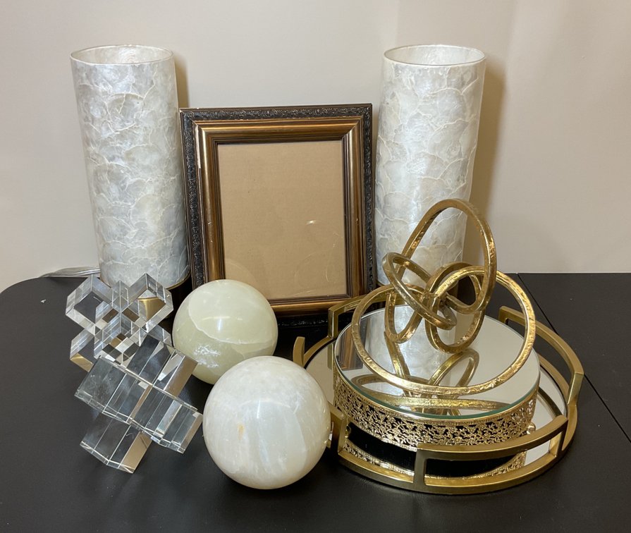 Simon Blake Lamps and Home Decor Assortment