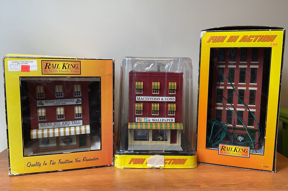 M.T.H. RailKing O Gauge Model Buildings