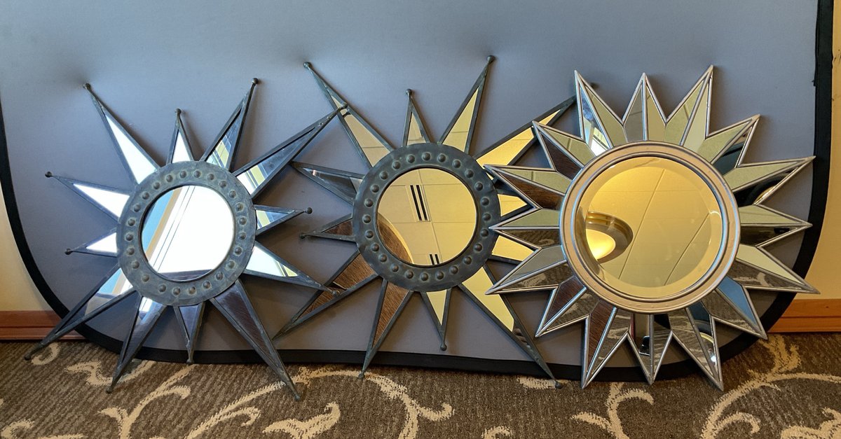 Starburst Style Mirrors