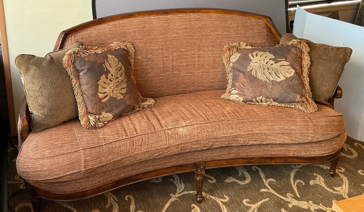 Curved Kidney Sofa