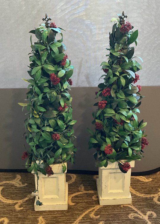 Artificial Topiary Trees
