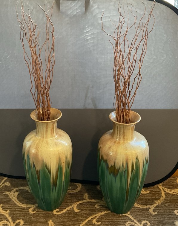 Glazed Ceramic Floor Vases