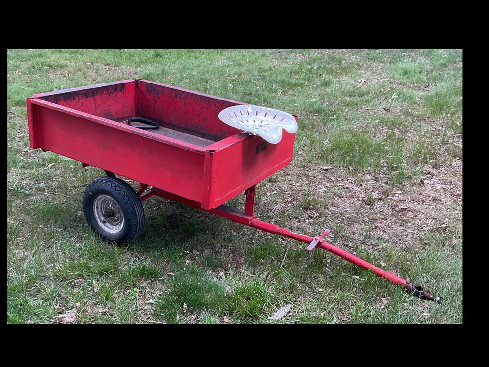 Kensico Dump Trailer with Tractor Seat