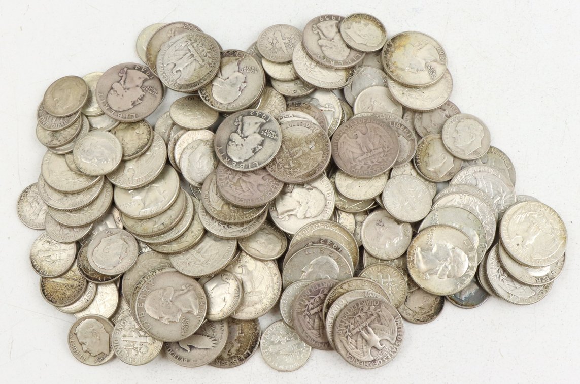 90% U. S. SILVER COINS