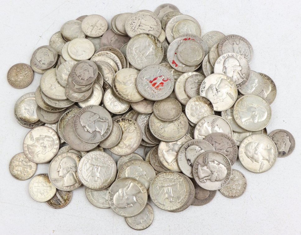 90% U. S. SILVER COINS