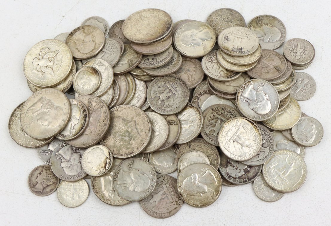 90% U. S. SILVER COINS