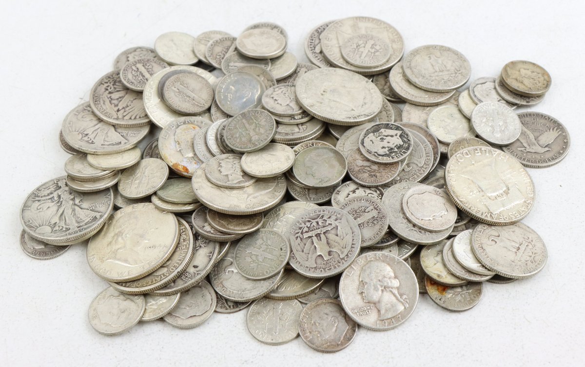 90% U. S. SILVER COINS