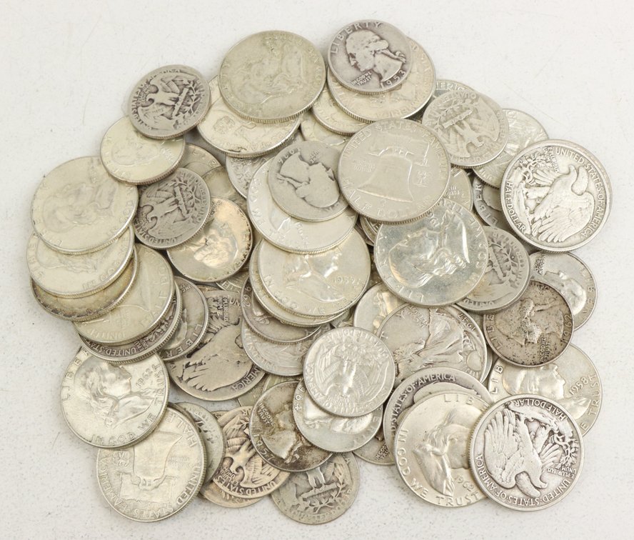 90% U. S. SILVER COINS