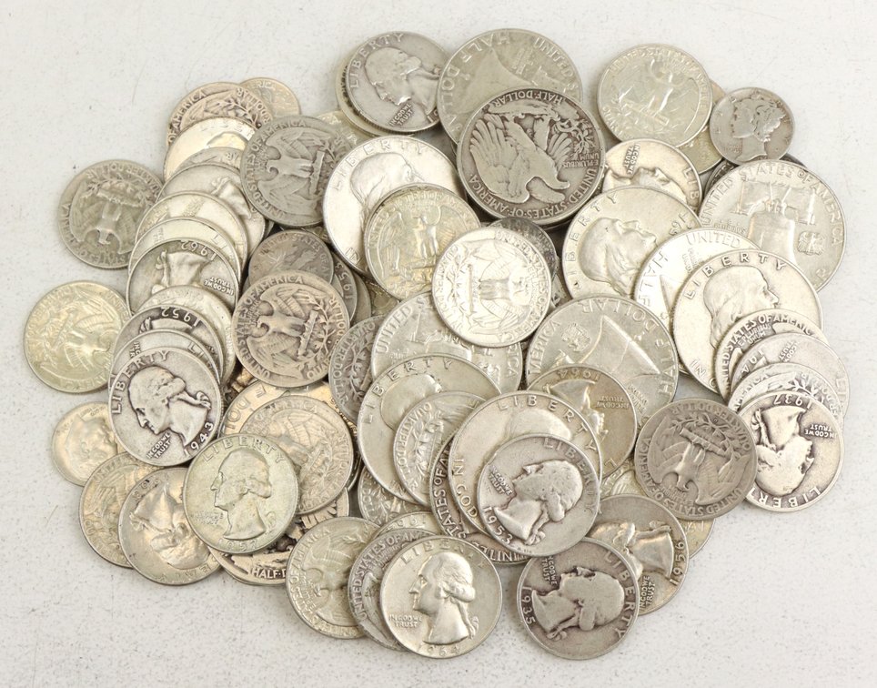 90% U. S. SILVER COINS