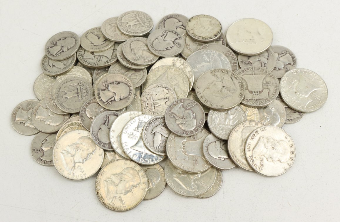 90% U. S. SILVER COINS