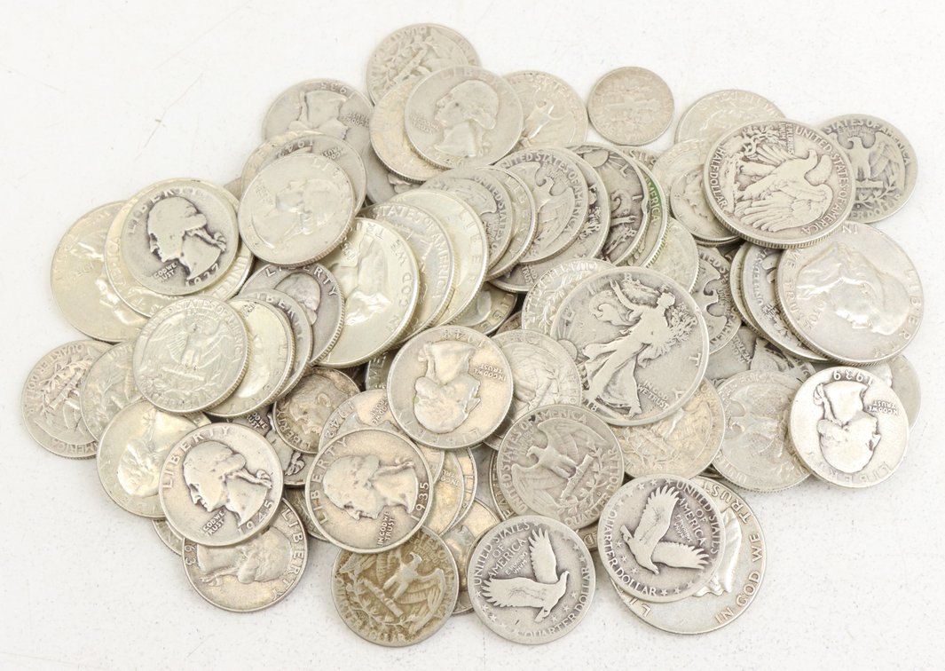 90% U. S. SILVER COINS