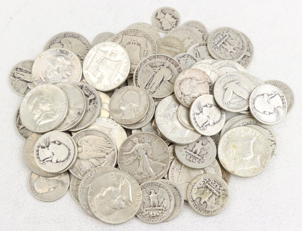 90% U. S. SILVER COINS