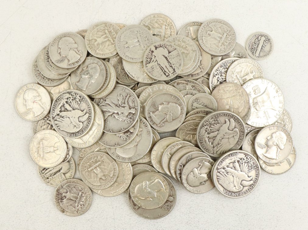90% U. S. SILVER COINS