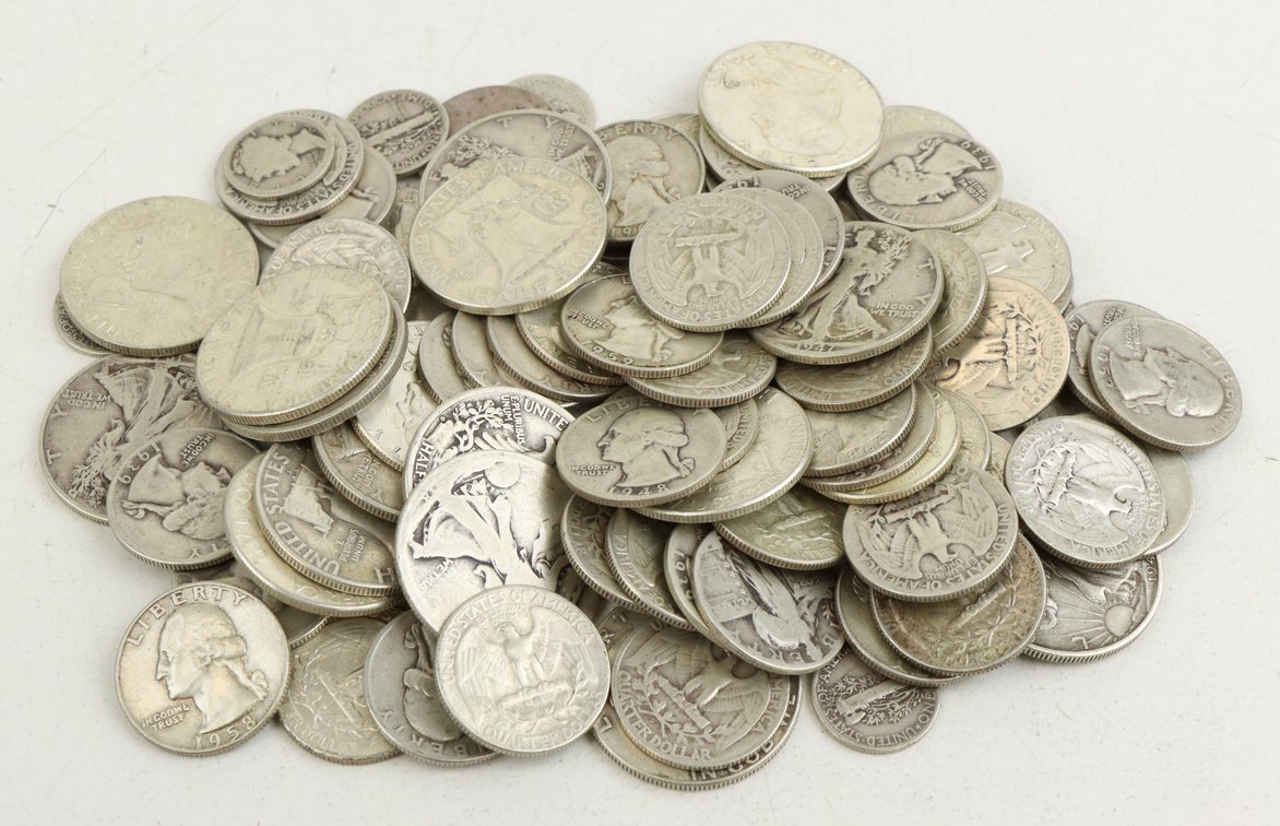 90% U. S. SILVER COINS