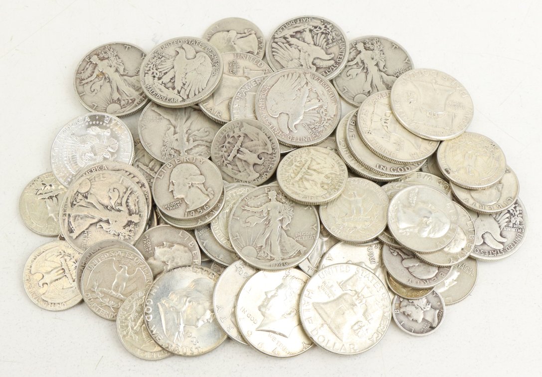 90% U. S. SILVER COINS