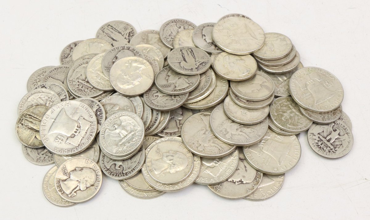 90% U. S. SILVER COINS