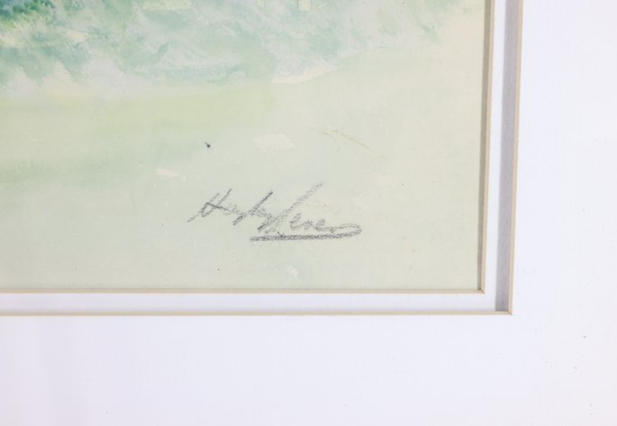 Image for Watercolor, signed