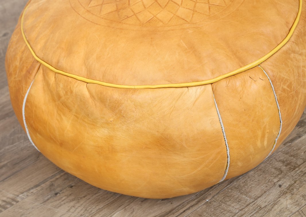 Image for Moroccan Leather Poufs