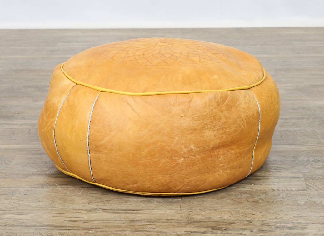 Image for Moroccan Leather Poufs