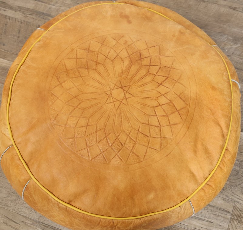 Image for Moroccan Leather Poufs