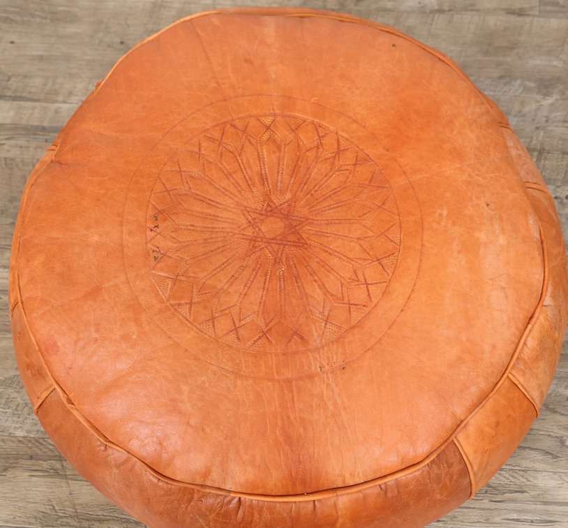Image for Moroccan Leather Poufs
