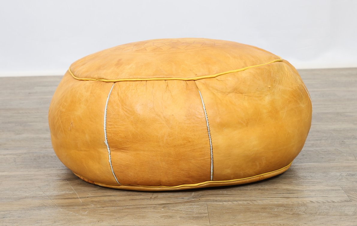 Image for Moroccan Leather Poufs