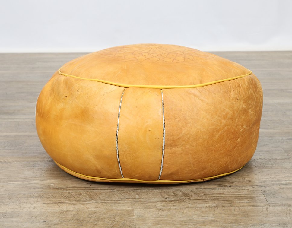 Image for Moroccan Leather Poufs