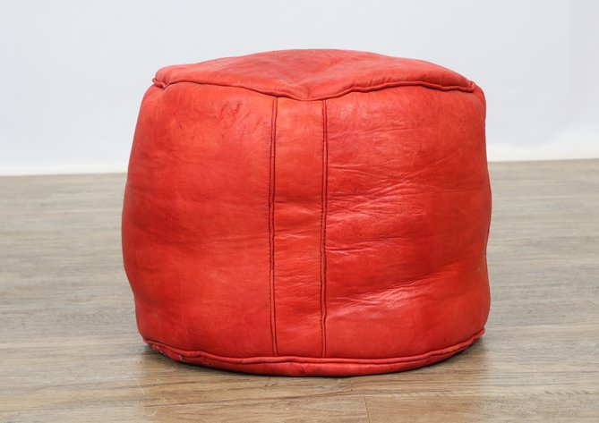 Image for Moroccan Leather Poufs