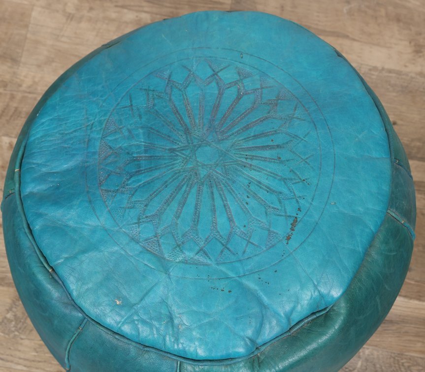 Image for Moroccan Leather Poufs