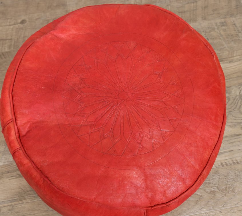 Image for Moroccan Leather Poufs