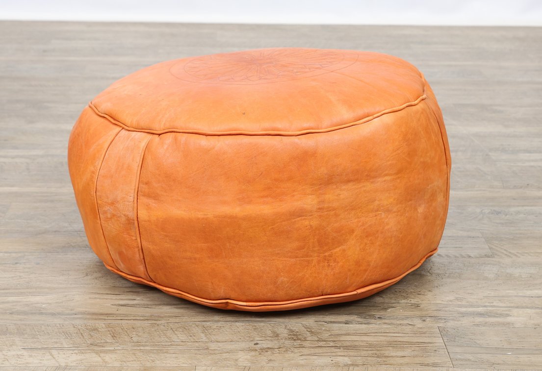 Image for Moroccan Leather Poufs