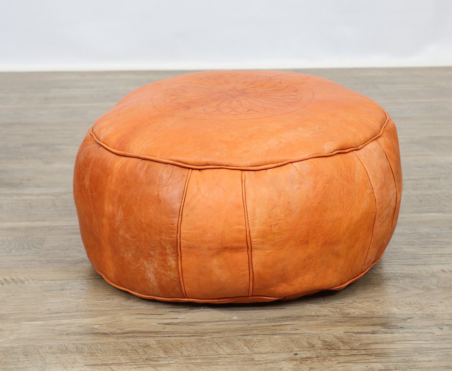 Image for Moroccan Leather Poufs