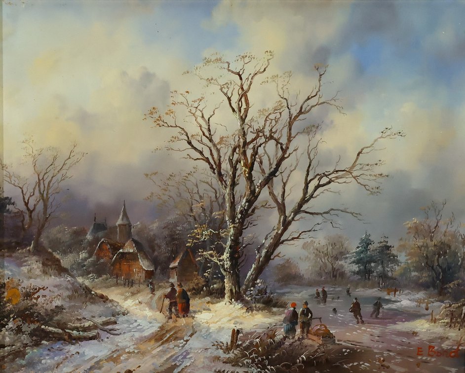 Image for Oil on Panel, signed