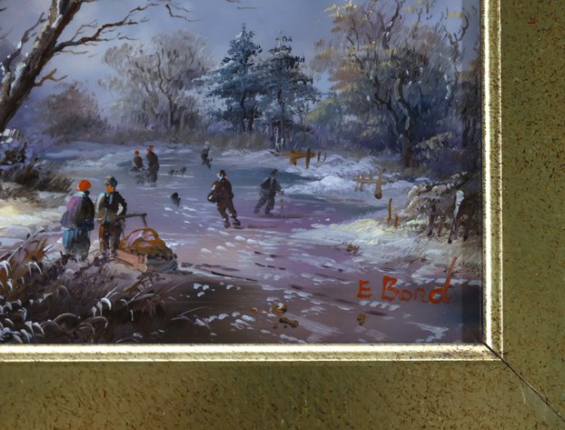 Image for Oil on Panel, signed