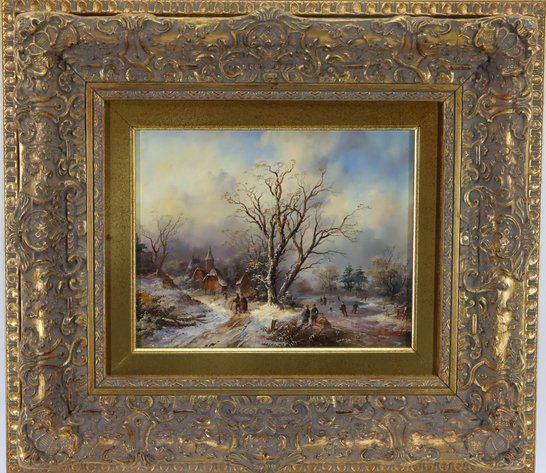 Image for Oil on Panel, signed