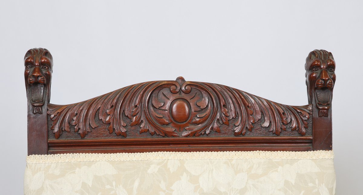 Image for R.J. Horner and Co. Carved Lion's Head Dining Chairs