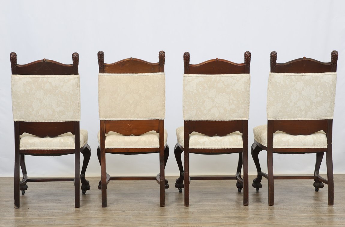 Image for R.J. Horner and Co. Carved Lion's Head Dining Chairs