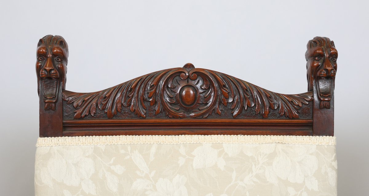 Image for R.J. Horner and Co. Carved Lion's Head Dining Chairs
