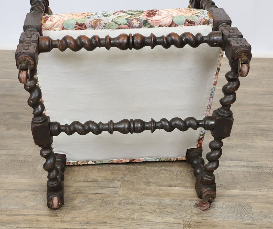 Image for Carved Oak Dining Chairs
