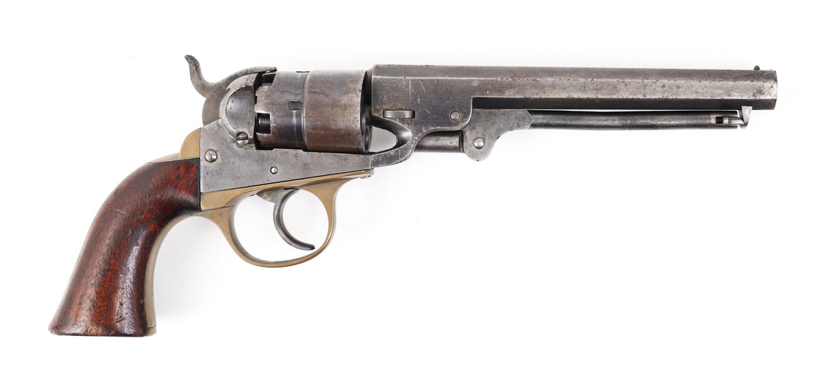 Hard-to-Find Antique Cooper 3rd Model Pocket Double-Action Percussion Revolver