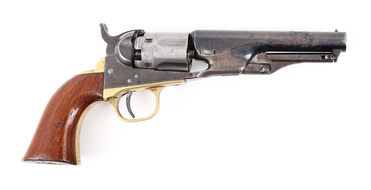 Antique Colt 1862 Police Percussion Revolver