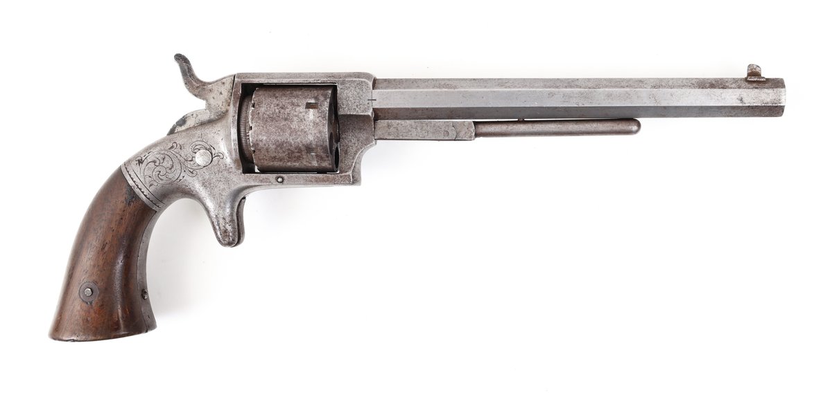 Hard-to-Find Antique Bacon Navy First-Type Single-Action Revolver