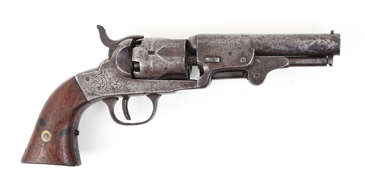 Antique B.J. Hart & Brother/Bacon Pocket Model Percussion Revolver