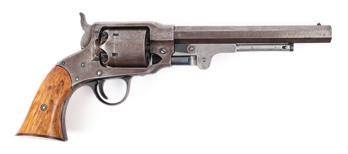 Hard-to-Find Antique Rogers & Spencer Army Model Percussion Revolver