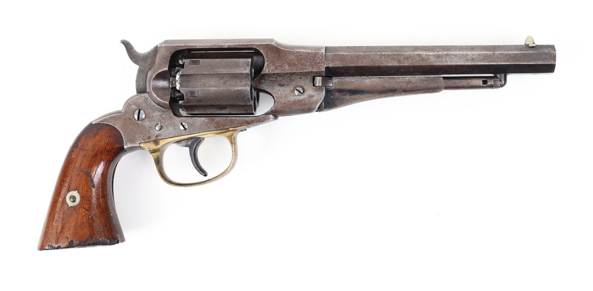 Rare Antique Remington New Model Belt Revolver Double-Action Percussion Revolver