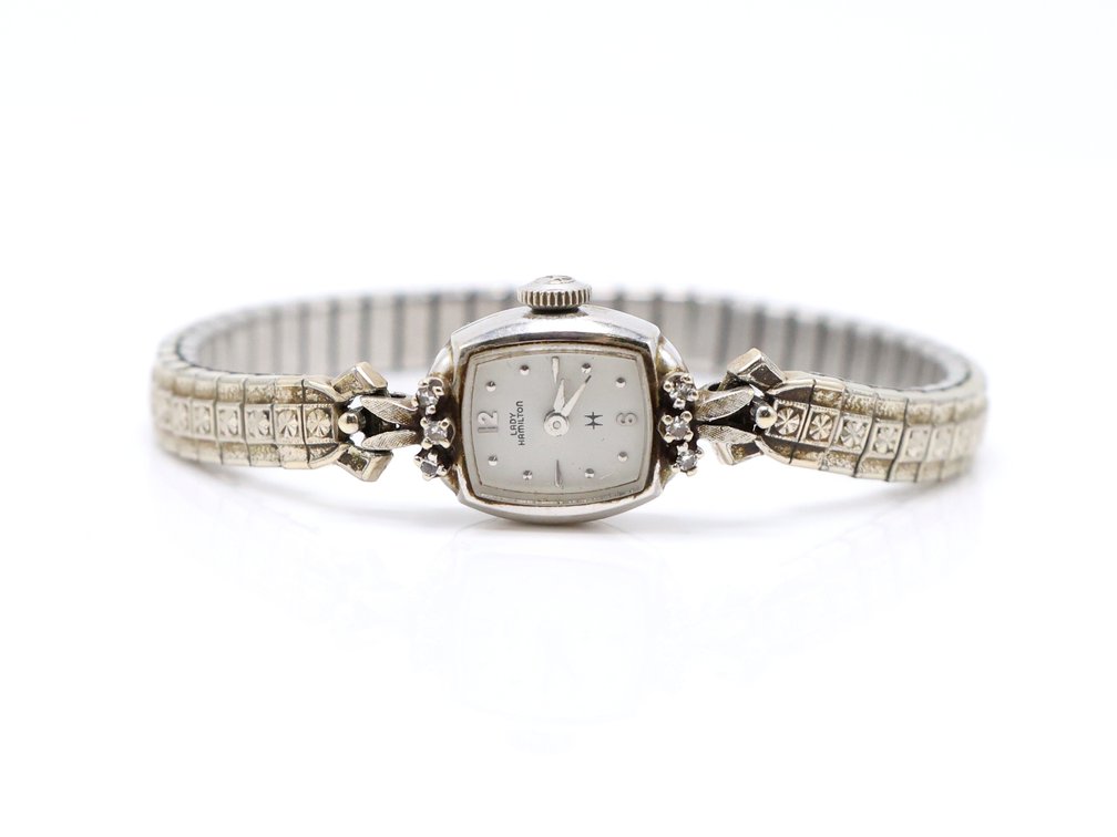 Image for 14k WG Hamilton Ladies Wrist Watch